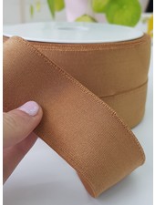 golden brown shiny - elastic 40mm