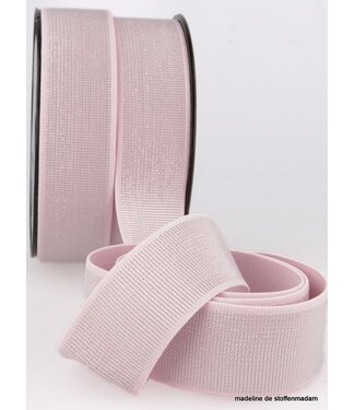 pink silver elastic 40 mm
