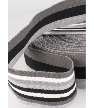 grey bag webbing - double sided