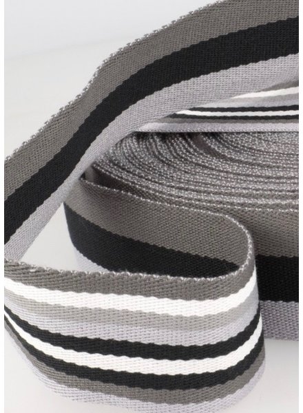 grey bag webbing - double sided