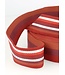 rood gestreept 40 mm dubbelzijdige tassenband