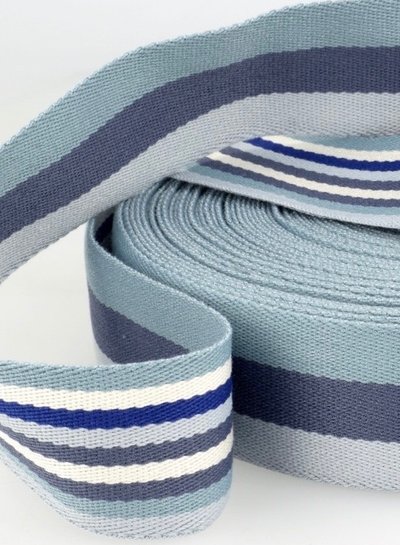 blue bag webbing - double sided