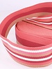 roze gestreept 40 mm dubbelzijdige tassenband