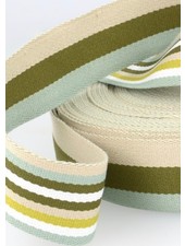 khaki bag webbing - double sided