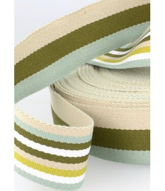 khaki bag webbing - double sided