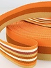 rust double-sided bag strap striped 40 mm