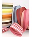 geel dubbelzijdige tassenband gestreept 40 mm