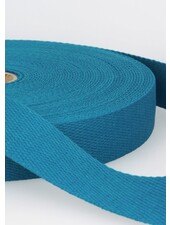 tassenband petrolblauw deluxe 30mm