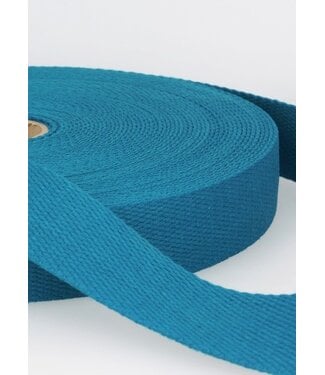 bag strap petrol blue deluxe 30mm