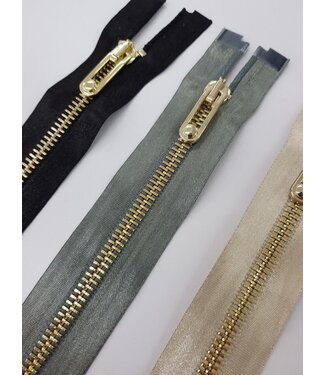 M. Satin zipper 50 cm - 55 cm