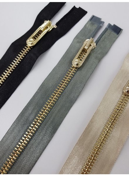 M. Satin zipper 50 cm - 55 cm