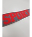 Sport elastic ribbon - 3cm - fluo pink lettres