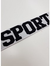 SPORT black elastic ribbon - 3 cm