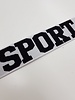 SPORT black elastic ribbon - 3 cm