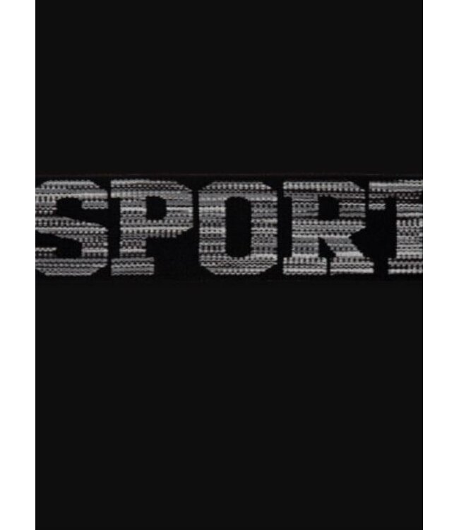 black fluo sport elastiek - 30 mm