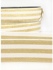 creme goud gestreept - taille elastiek 40 mm