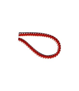 red and white knitted cord 4,5 mm