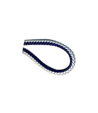 navyblue and white knitted cord 4,5 mm