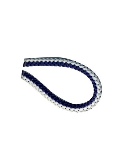 navyblue and white knitted cord 4,5 mm