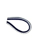 navyblue and white knitted cord 4,5 mm