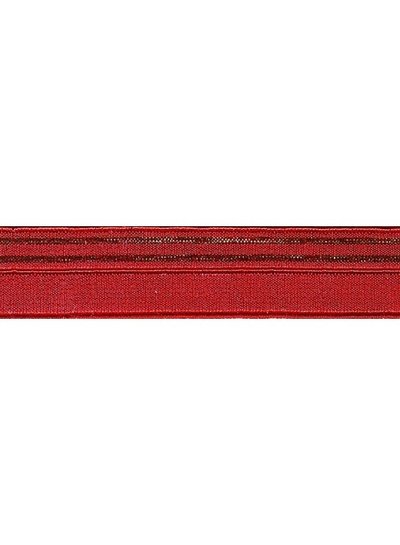 rood en goud - lingerie elastiek 17mm
