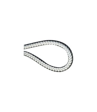 black and white knitted cord 4,5 mm