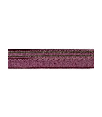 burgundy and gold - underwear elastic 17mm
