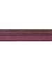 burgundy and gold - underwear elastic 17mm