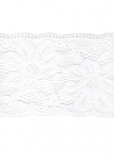 stretch lace  55 mm - white