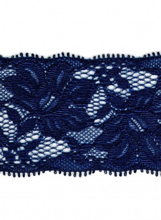 navy blue stretch lace