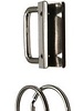 key ring clamp with key ring 30mm per 2 pieces