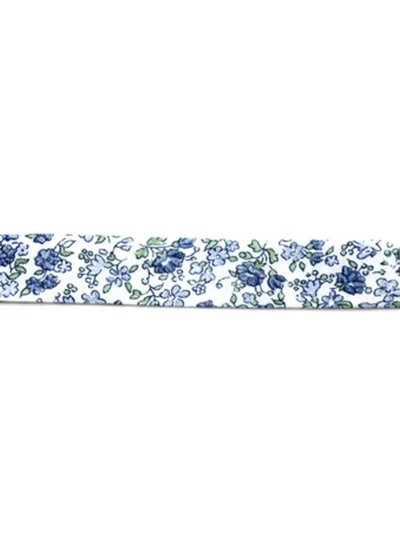 Liberty look - blue green - biais binding