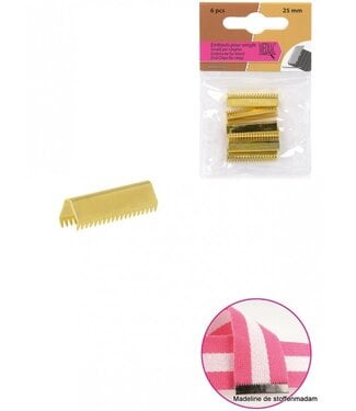 End claps for strap - gold (6 pcs)