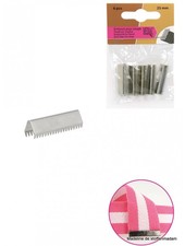 End claps for strap 40 mm - silver (4 pcs)