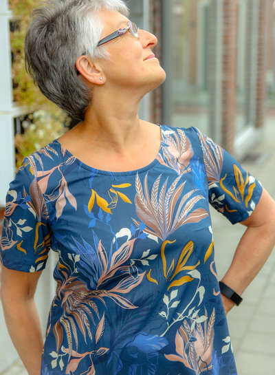 Een solange in een soepele katoen