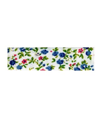 Liberty look - blue green - biais binding