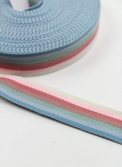 rainbow blue bag strap 40 mm