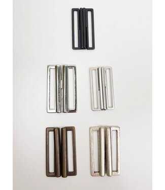 metal buckle for elastic of belt - 40 mm