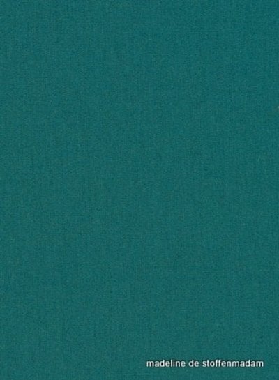 solid cotton petrol green