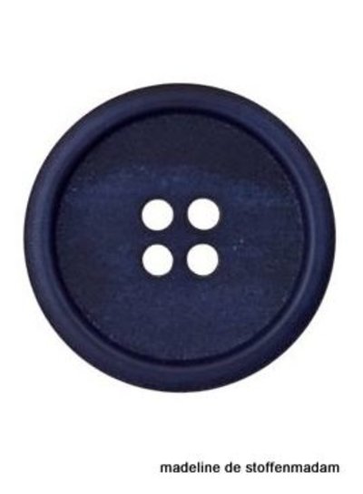 18mm button recycled paper blue