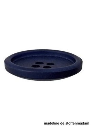 18mm knoop uit gerecycleerd papier blauw