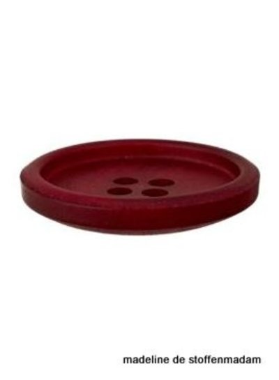 18mm knoop uit gerecycleerd papier bordeaux