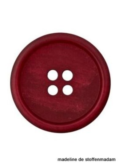 18mm knoop uit gerecycleerd papier bordeaux