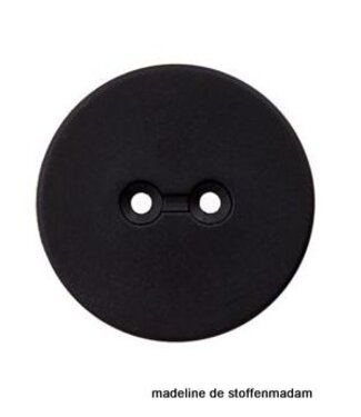 18mm button recycled plastic black