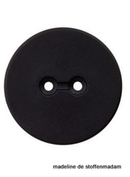 18mm knoop gerecycleerd plastic zwart