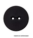 18mm button recycled plastic black