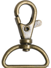 musketon hook bronze 25mm