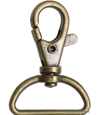 musketonhaak brons 25 mm