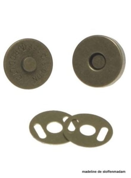 magneetsluiting brons 14mm