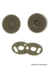 magnetic closure bronze 18mm